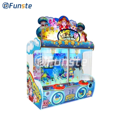 Coin Operated Gift Games Machine Castle Party Clip Sticker Card Skill Claw Crane Machine