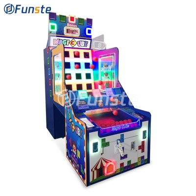 Magic Cube Throw Ball Ticket Redemption Machine