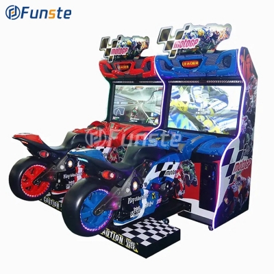 Coin operated games card payment system moto gp simulator arcade racing car game machine