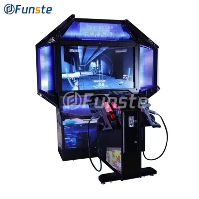 55 inch two-player battle shooting game machine ghost special police coin-operated shooting game arcade machine